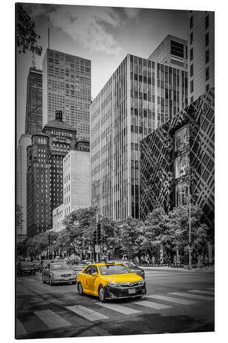 Tableau en aluminium North Michigan Avenue à Chicago