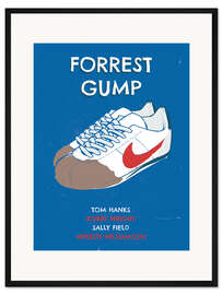 Gerahmter Kunstdruck Forrest Gump Sneakers