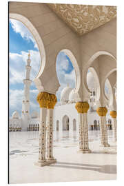 Cuadro de aluminio View of Sheikh Zayed Grand Mosque