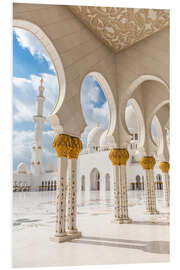 Tableau en PVC View of Sheikh Zayed Grand Mosque