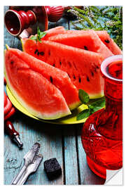 Wandsticker Wassermelone