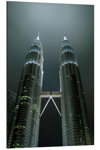 Alubild Petronas Zwillingstürme in Kuala Lumpur