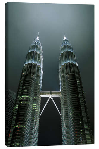 Quadro em tela Petronas Twin Towers in Kuala Lumpur