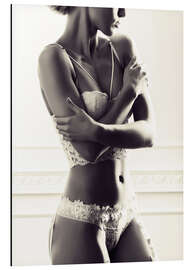 Magnettafel Sinnliche junge Frau