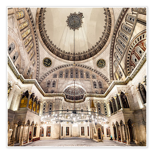 Póster Interior da Mesquita azul