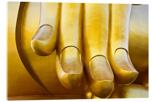 Acrylic print Fingers of the Buddha