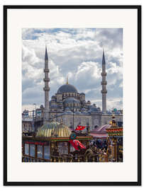 Gerahmter Kunstdruck Eine Moschee in Istanbul