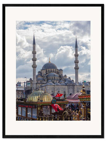 Kehystetty taidepainatus A mosque in Istanbul