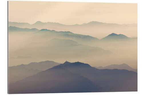 Gallery print scenic foggy atmosphere above Japan