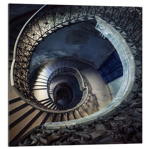 Galleriprint Old beautiful spiral staircase