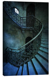 Canvas print Forgotten spiral staircase