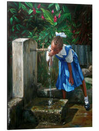 Magnettafel Am Trinkbrunnen