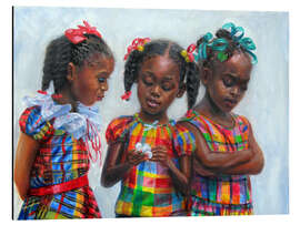 Magnettafel Drei Mädchen