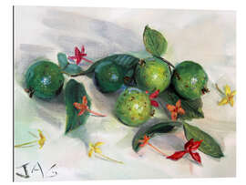 Gallery print Guava and Ixora Still Life