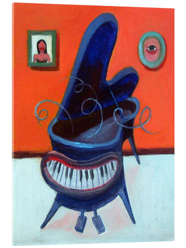 Obraz na szkle akrylowym The Piano Pet