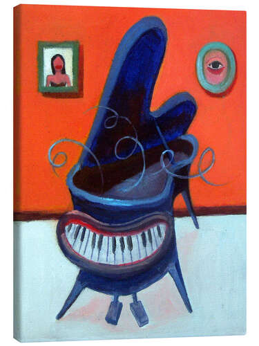 Tableau sur toile The Piano Pet