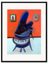 Kehystetty taidepainatus The Piano Pet