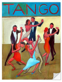 Muursticker The Tango Performance