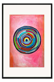 Gerahmter Kunstdruck Disco Pop