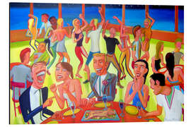 Magnettafel Abendessen mit Freunden 2014