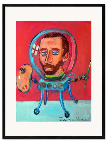 Gerahmter Kunstdruck Vincent van Gogh Roboter