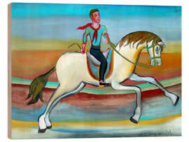 Quadro de madeira Gaucho Rider 5