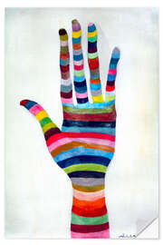 Sisustustarra Rainbow hand