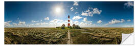 Muursticker Lighthouse Westerhever