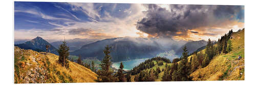 Quadro em PVC Rofangebirge with Achensee