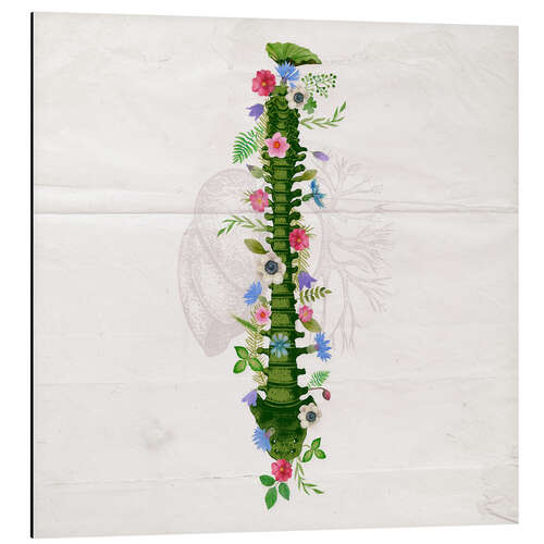 Aluminiumtavla Floral Spine