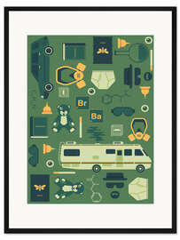 Gerahmter Kunstdruck Breaking Bad