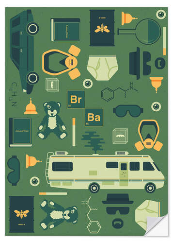 Sticker mural Breaking Bad