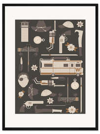 Gerahmter Kunstdruck The Walking Dead