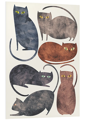 Tableau en PVC Cats