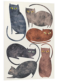 Tableau en PVC Cats