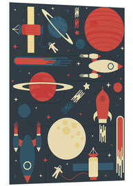 Foam board print Space Odyssey