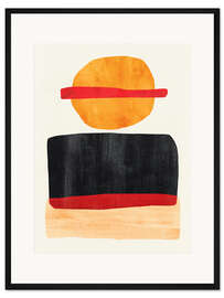 Gerahmter Kunstdruck Skyline