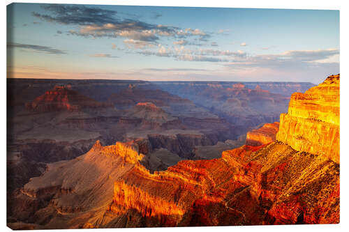 Leinwandbild Sonnenuntergang am Grand Canyon South Rim, USA