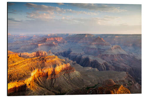 Aluminium print Sunrise of Grand Canyon South Rim, USA