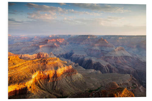 Hartschaumbild Sonnenaufgang von Grand Canyon South Rim, USA