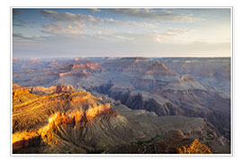 Póster Sunrise of Grand Canyon South Rim, USA