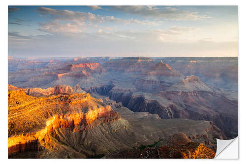 Wandsticker Sonnenaufgang von Grand Canyon South Rim, USA