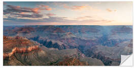 Naklejka na ścianę Panoramic sunrise of Grand Canyon, Arizona, USA