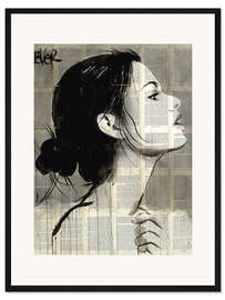 Gerahmter Kunstdruck Angebissen