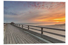 Foam board print Heiligenhafen Fehmarn Baltic sea bridge