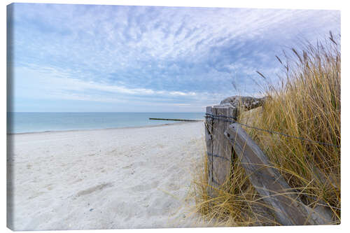 Leinwandbild Ostsee Strand Fehmarn