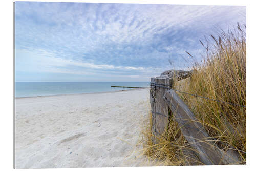 Quadro em plexi-alumínio Baltic beach Fehmarn