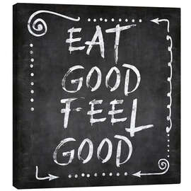 Canvastavla eat good feel good