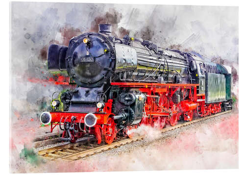 Acrylic print Train Deutsche Reichsbahn