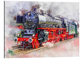 Magnettafel Schlepptenderlokomotive der Deutschen Reichsbahn für den Schnellzugdienst Baureihe 01